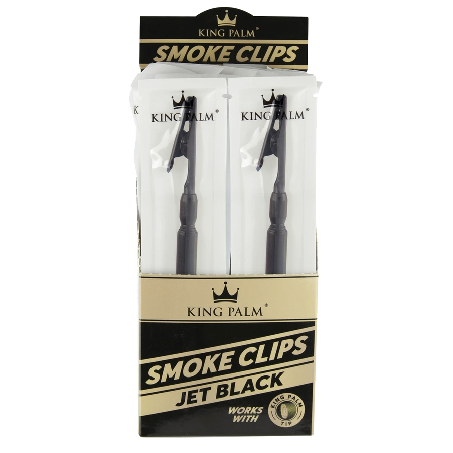 Black Smoke Clip Display by King Palm